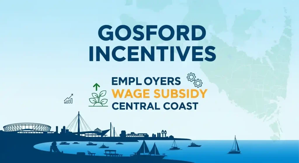 gosford incentives employers wage subsidy central coast